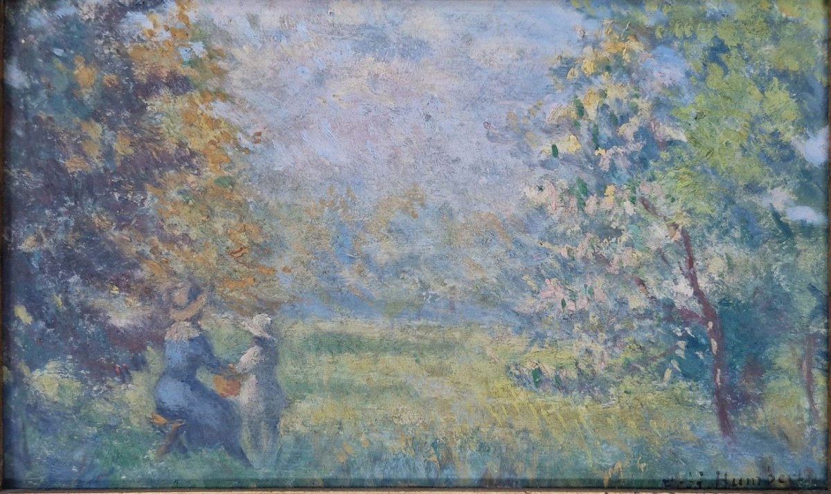 19th Century School - 4 Oils By Frédéric Humber -photo-3