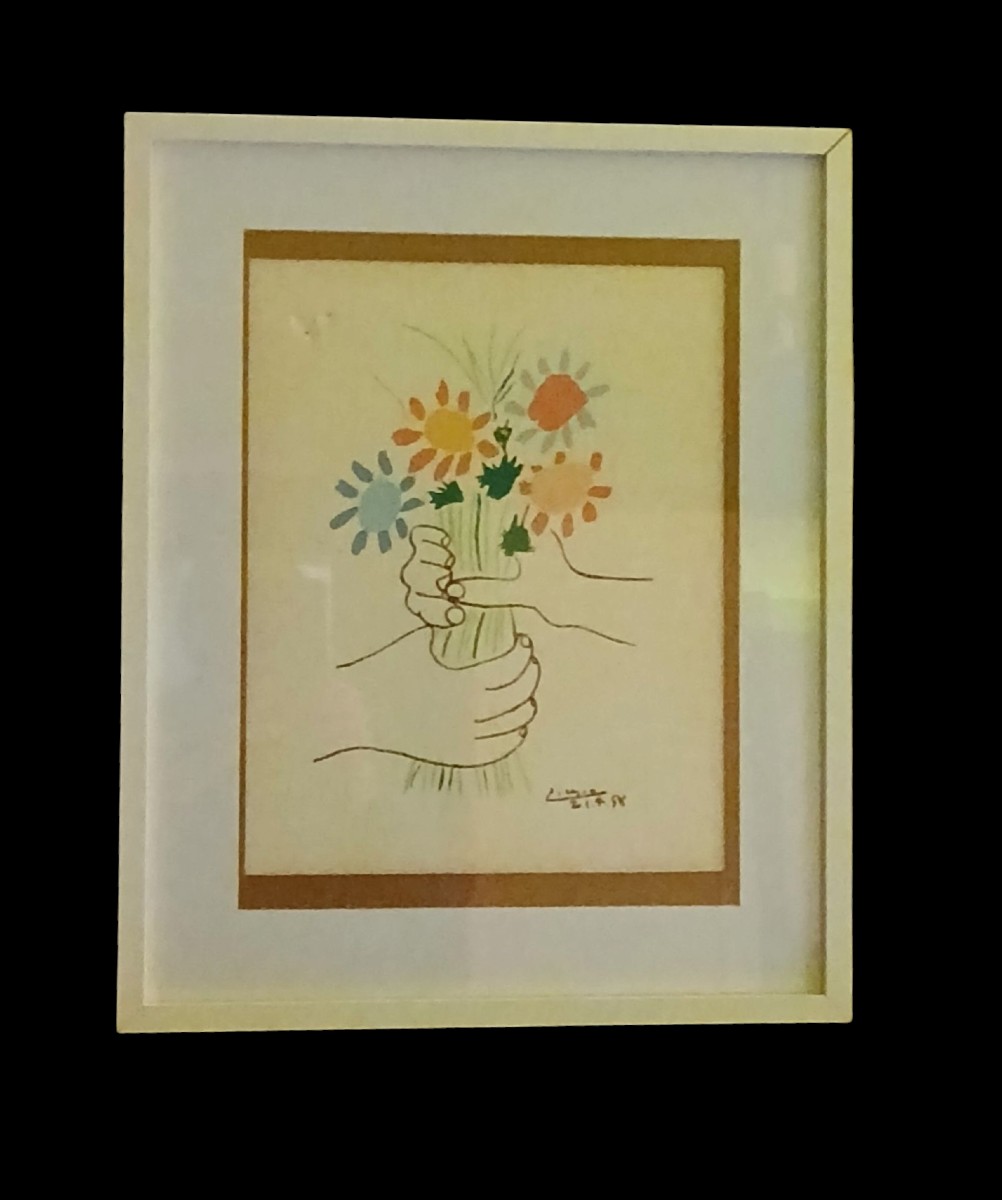 Pablo Picasso-le Bouquet De La Paix 