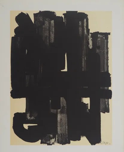 Pierre Soulages d'Après Peinture 1953