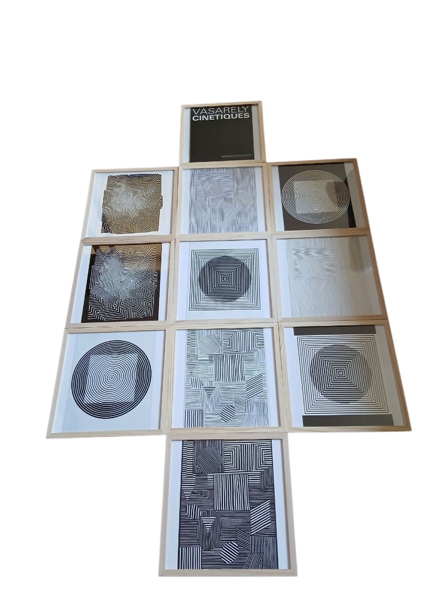 Victor Vasarely Portfolio Cinétique 1973-photo-4