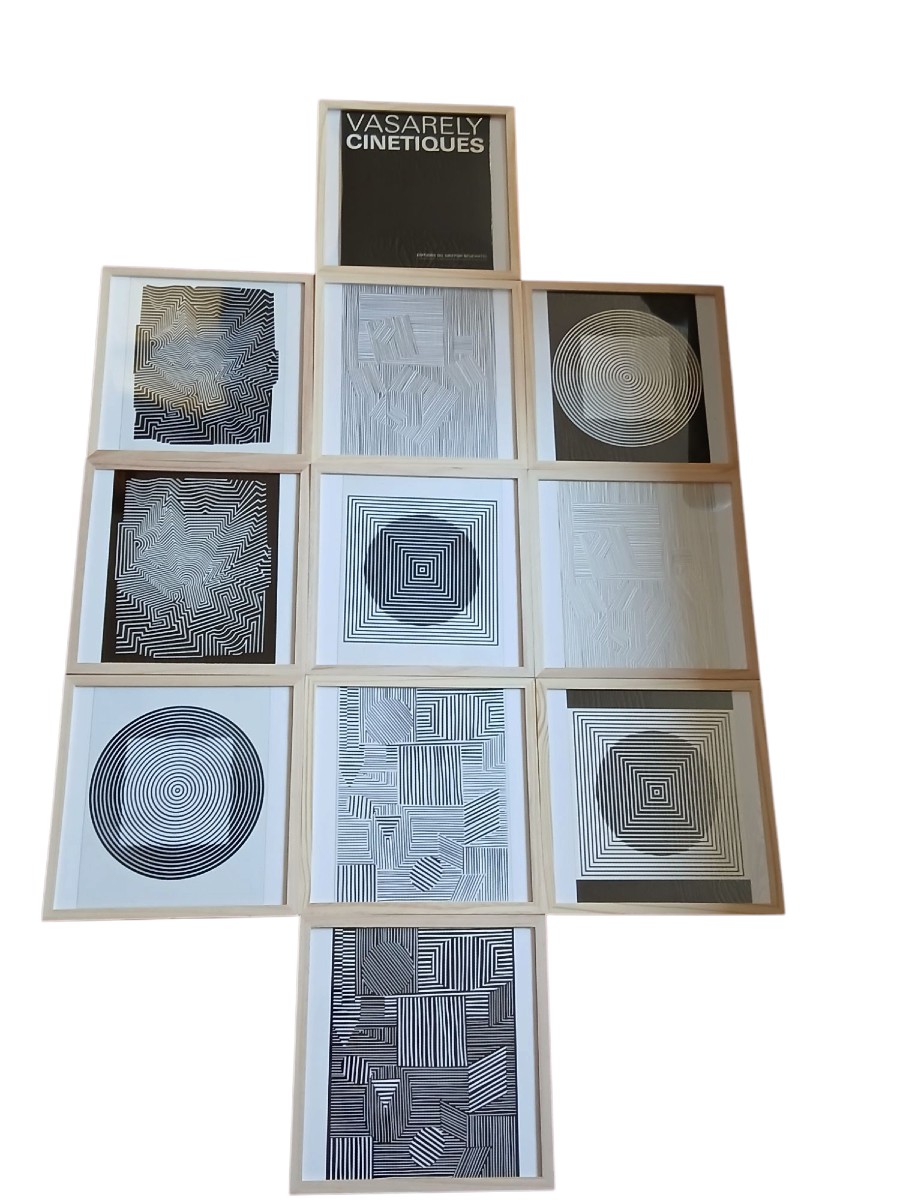 Victor Vasarely Portfolio Cinétique 1973-photo-2