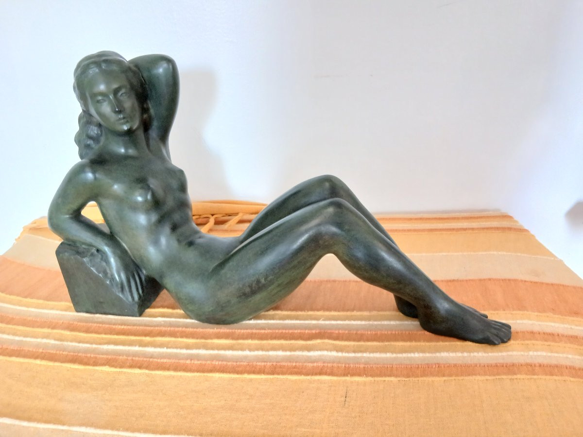 La femme allongée-XXème-photo-1