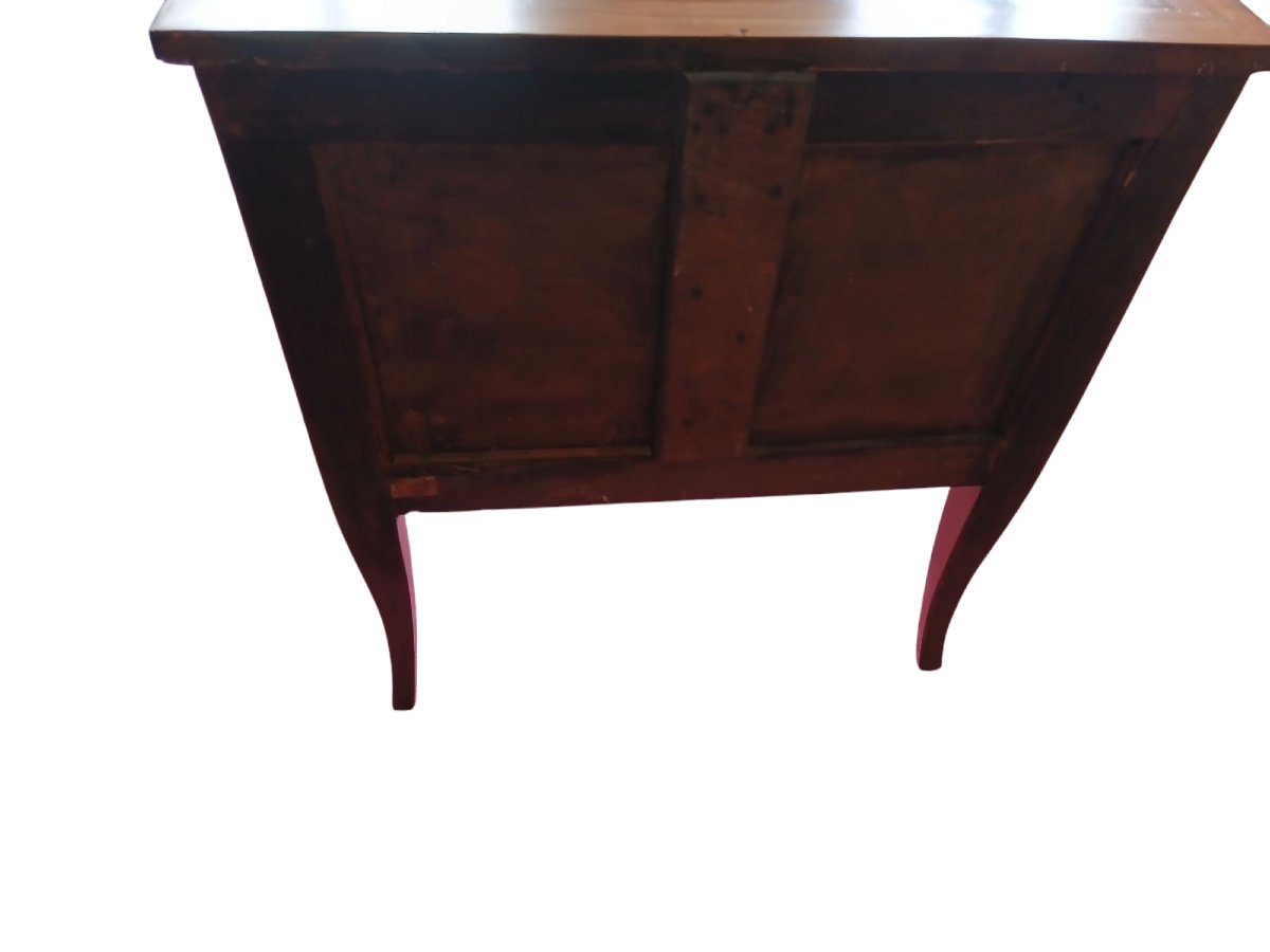 Commode à Ressaut d'Époque transition Louis XV-XVI , 18ème -photo-5