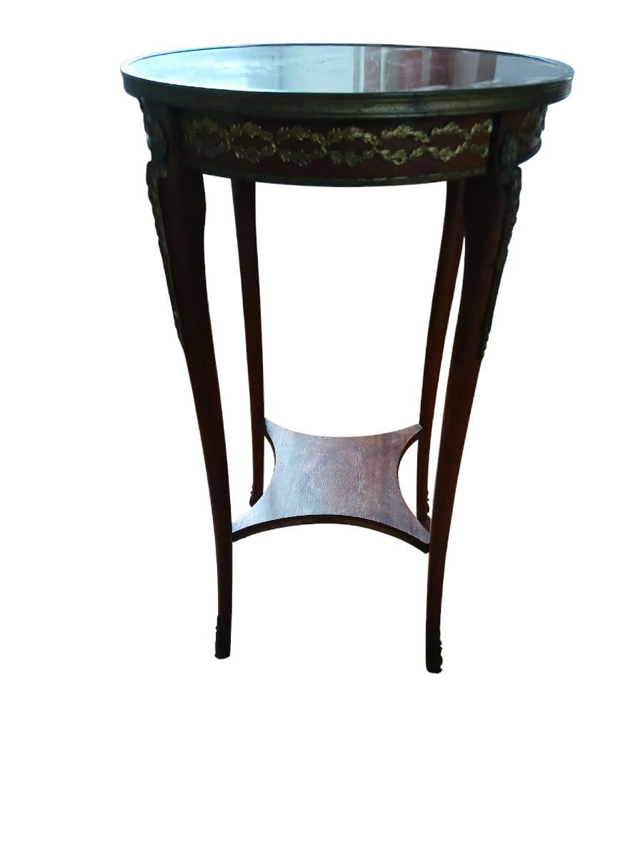 Gueridon style Louis XVI -photo-2