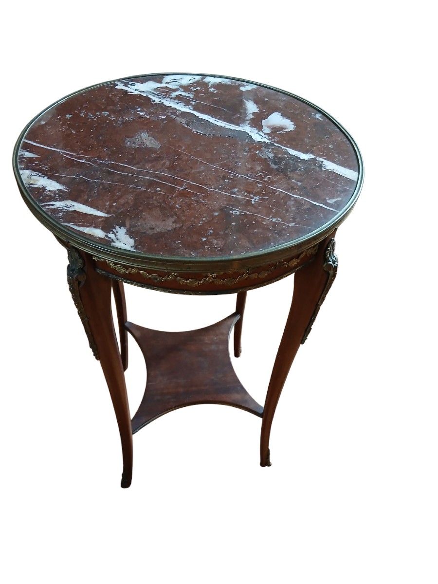 Gueridon style Louis XVI -photo-3
