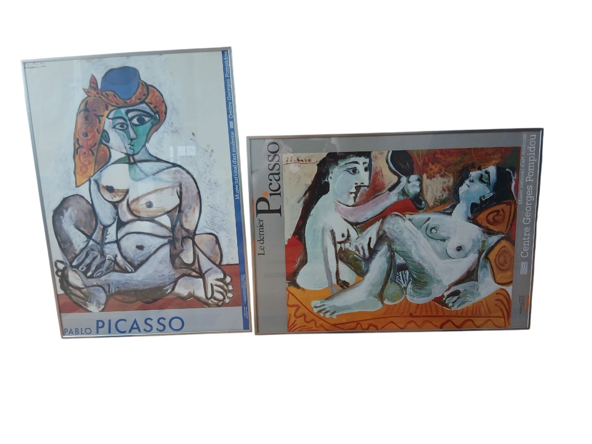 Pablo Picasso - 2 Posters After The Naked Woman With A Turkish Cap And The Two Friends -photo-3