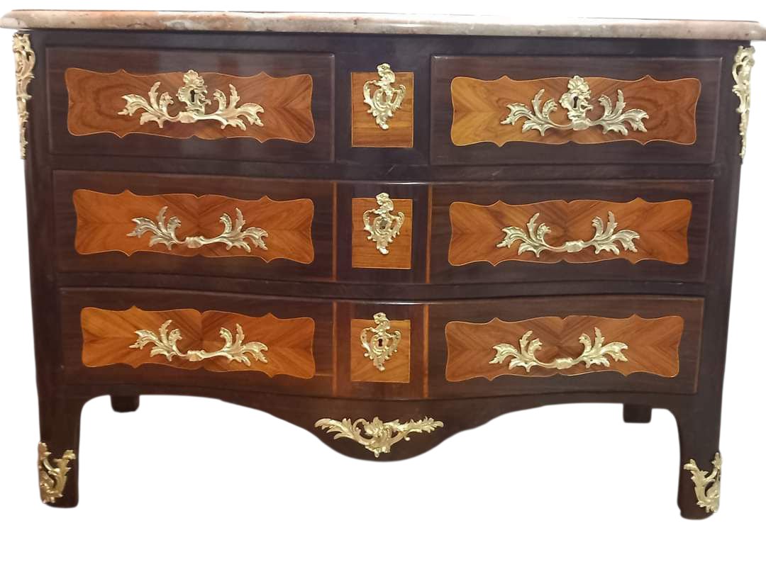 Commode d'Époque Louis XV, 18ème -photo-3