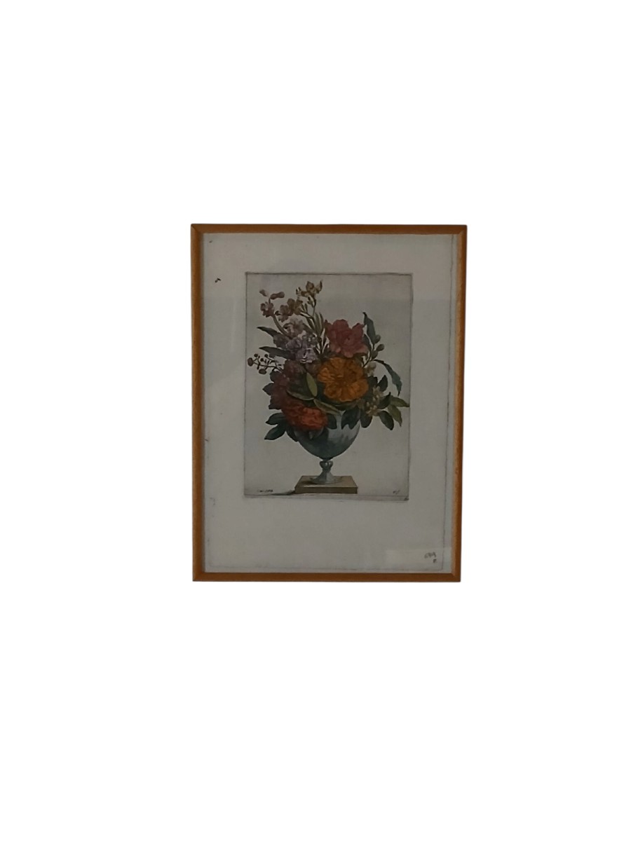 Lithographie Florale 