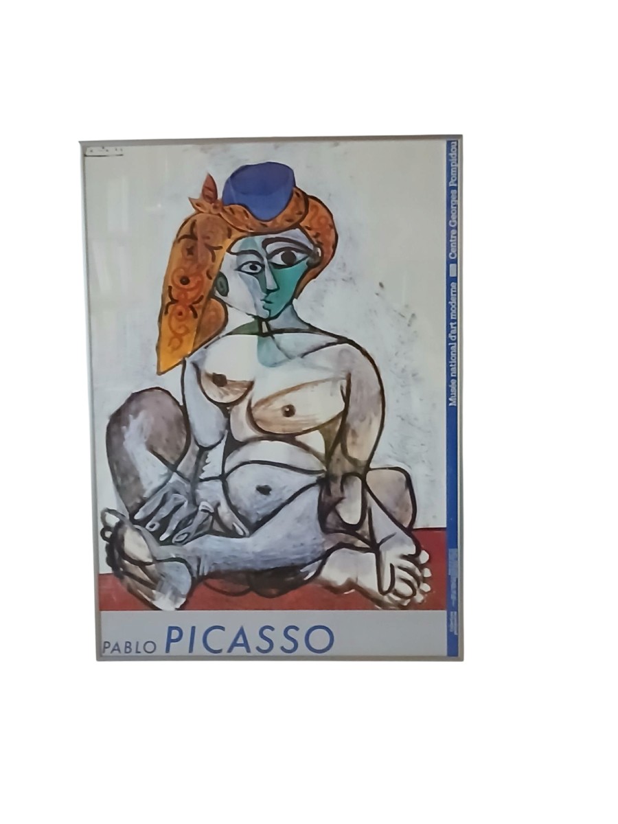 Pablo PICASSO-D'APRÈS la femme nue au bonnet turc 