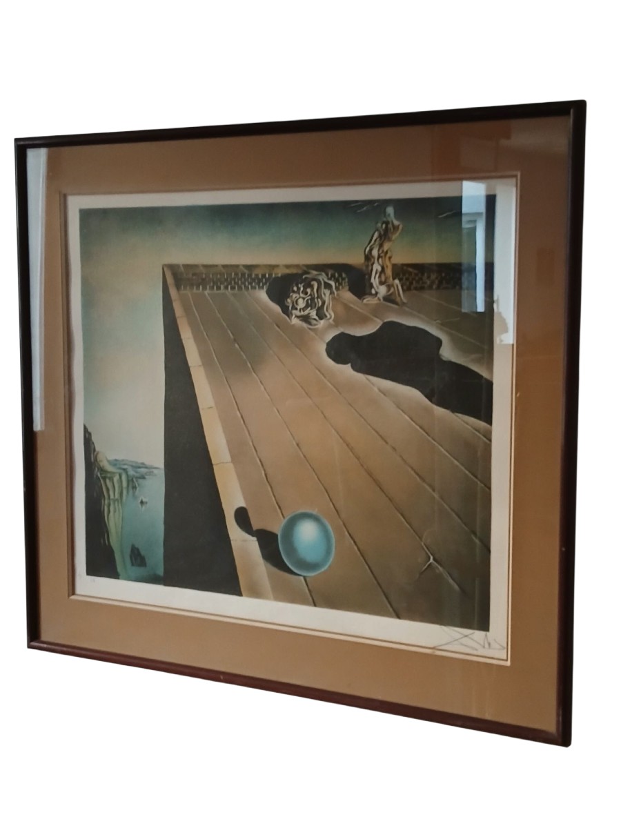 SALVATOR DALI-COMPOSITION SURRÉALISTE -photo-3
