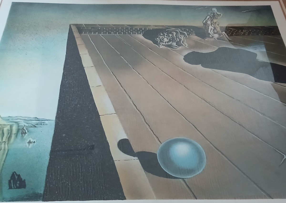 SALVATOR DALI-COMPOSITION SURRÉALISTE -photo-4