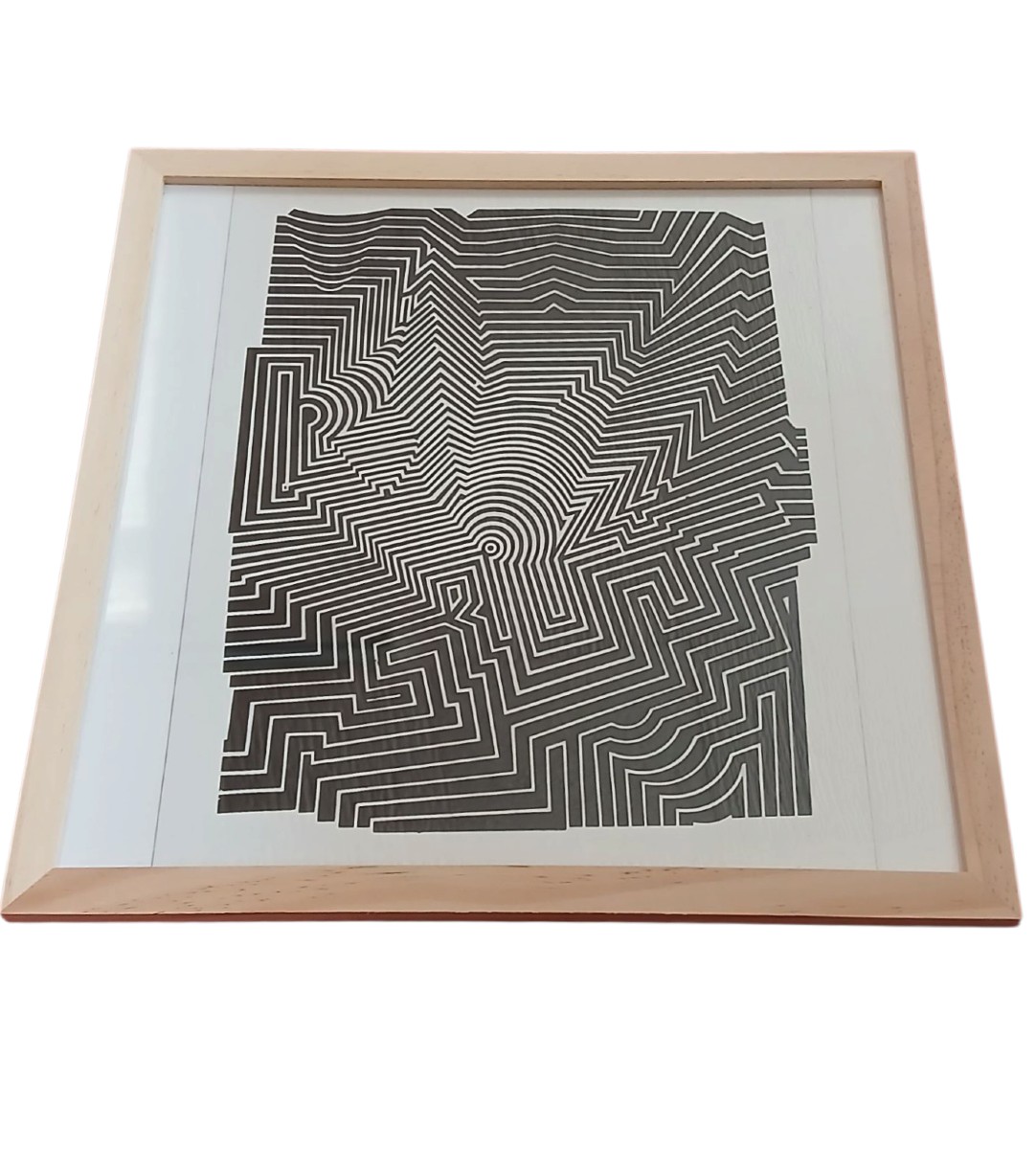 Victor Vasarely PLANCHE cinétique 1973H