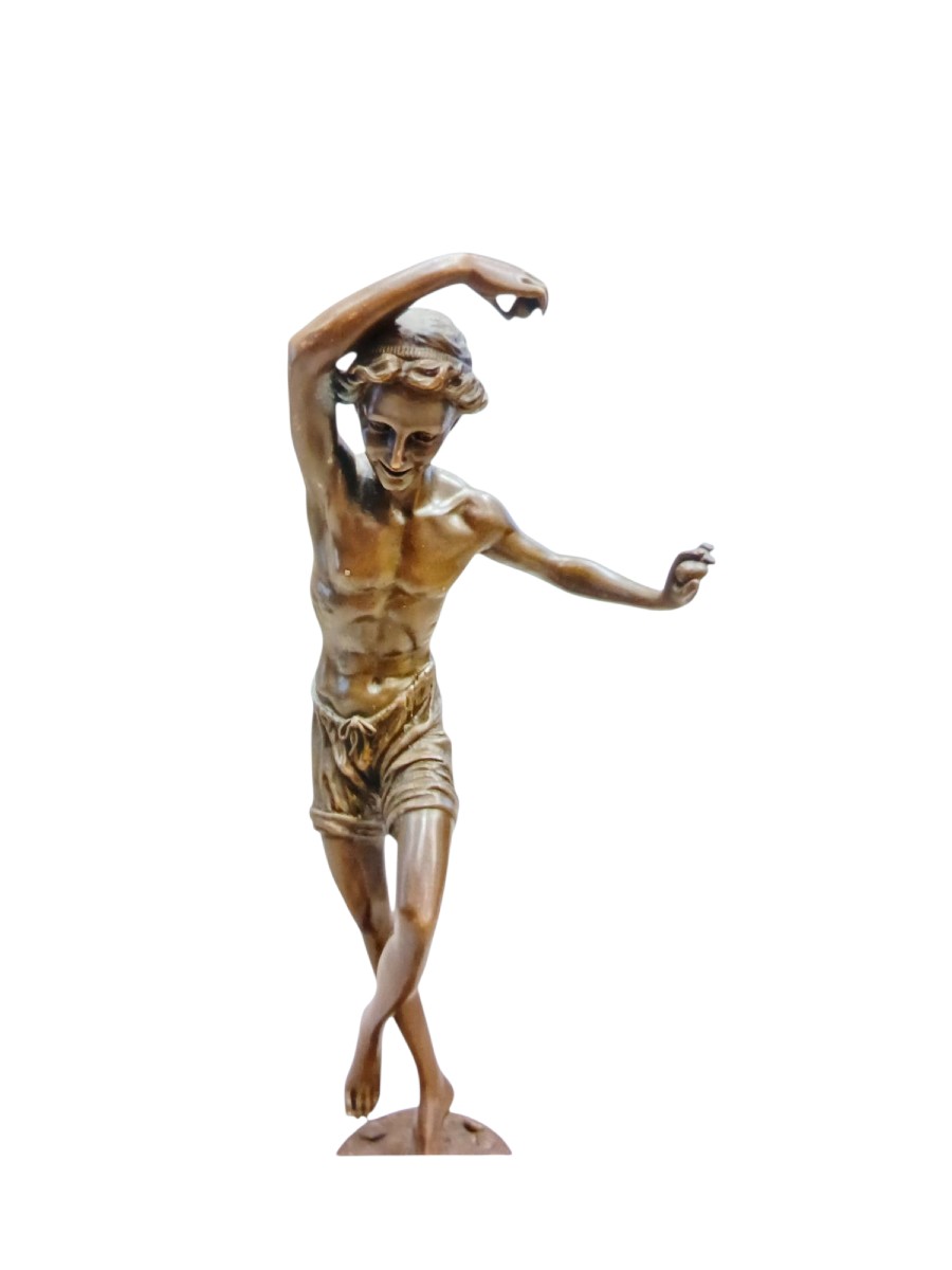 Charles B, After Duret Young Fisherman Dancing The Tarantula (souvenir Of Naples)-photo-2