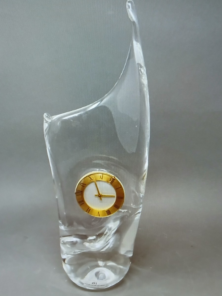 Daum France-pendule cristal 
