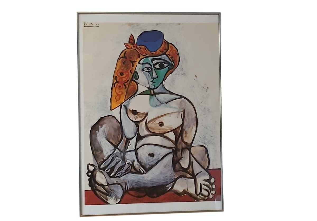 Pablo PICASSO D'APRÈS FEMME NUE AU BONNET TURC