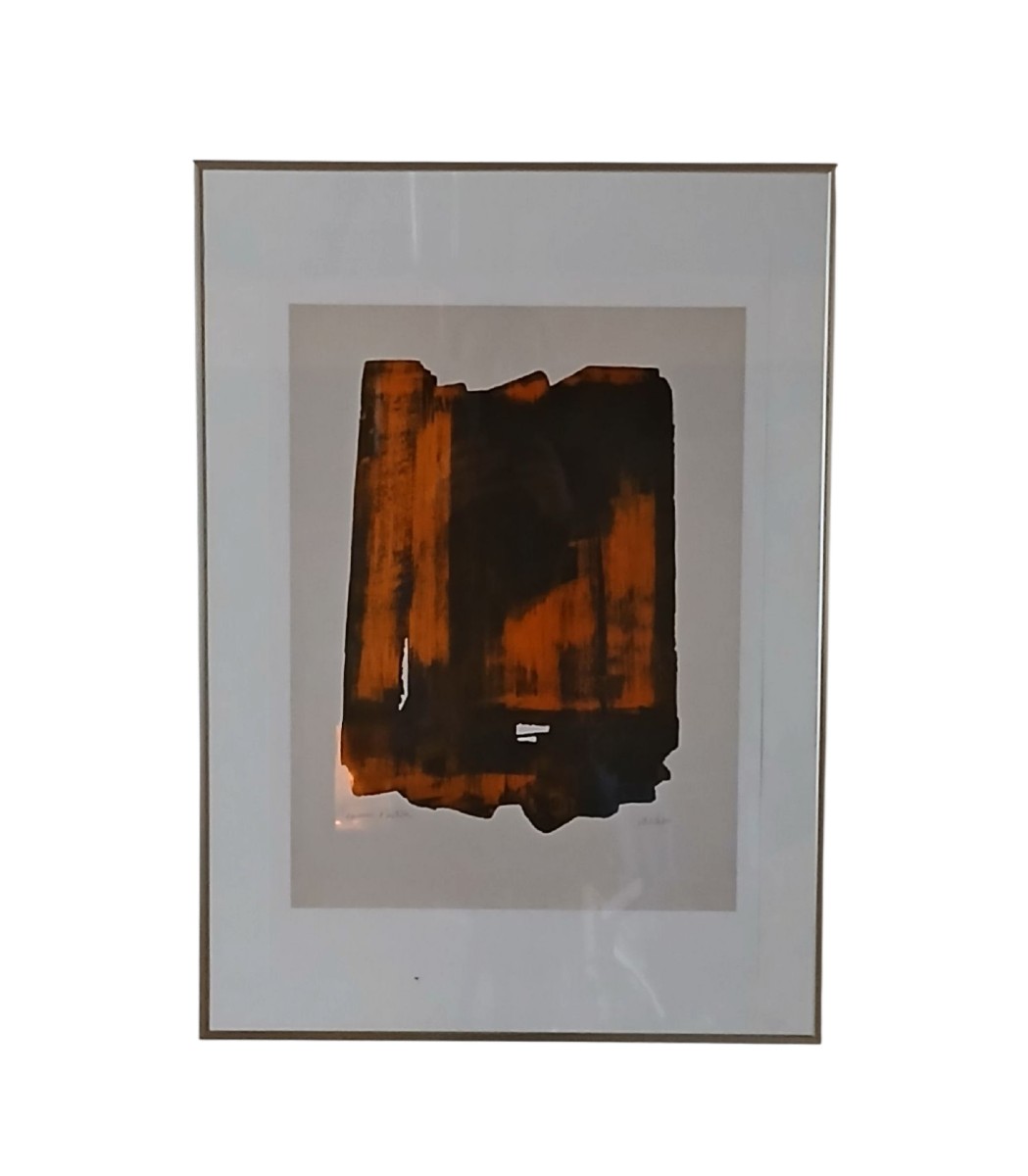 Pierre SOULAGES d'Après Eau forte XVI 1961