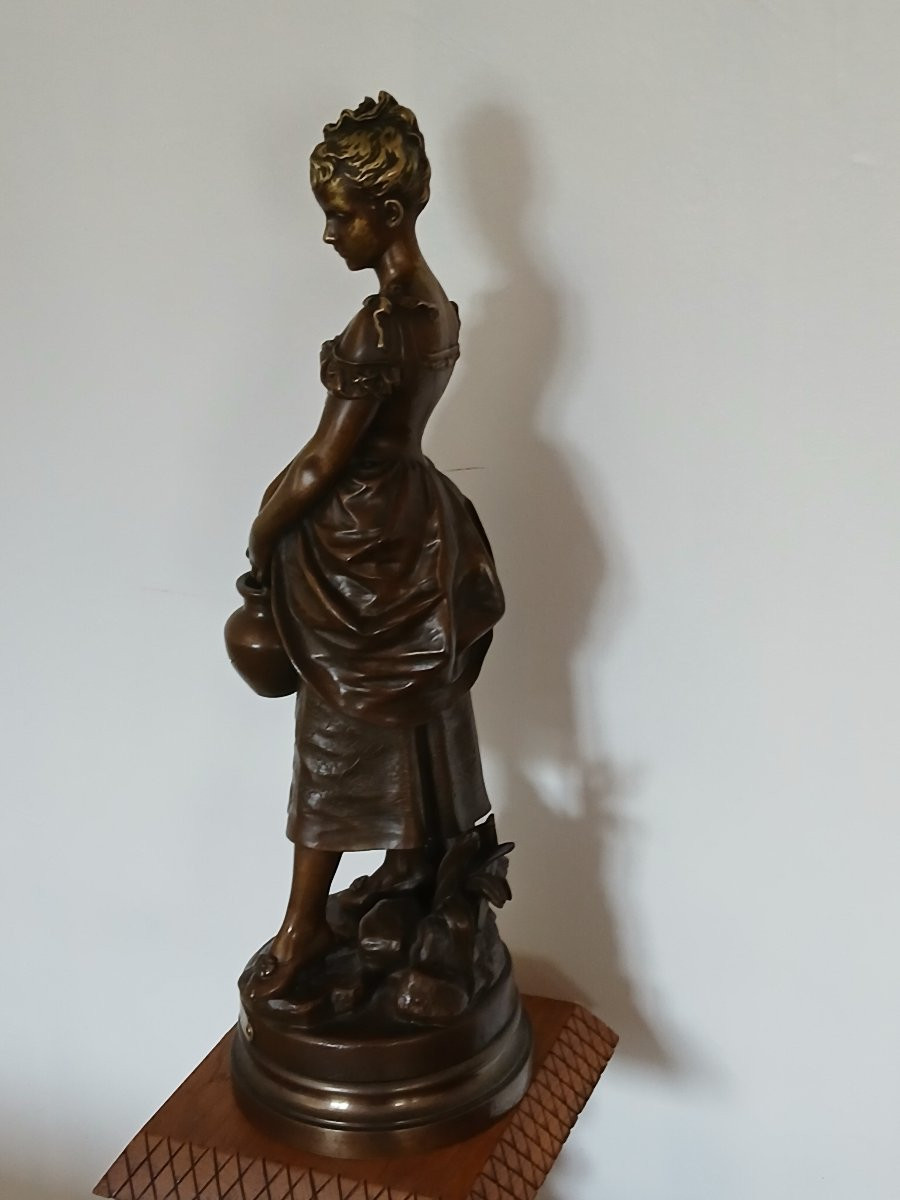 Eutrope BOURET (1833-1906)-le pot cassé -photo-3