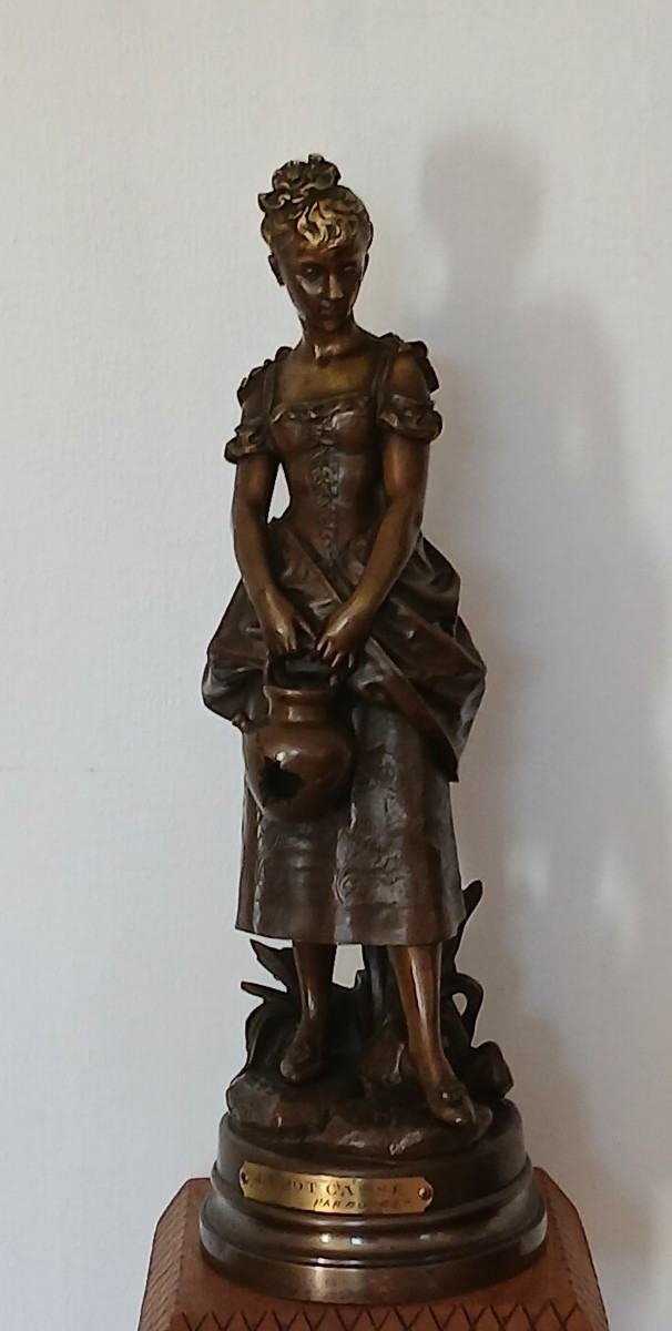 Eutrope BOURET (1833-1906)-le pot cassé -photo-7