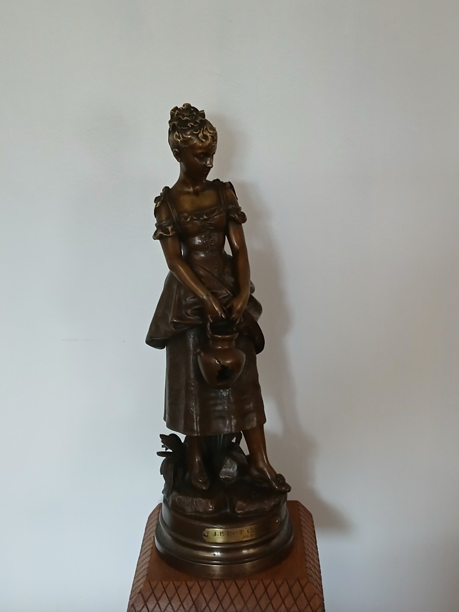 Le pot cassé-Eutrope BOURET (1833-1906)