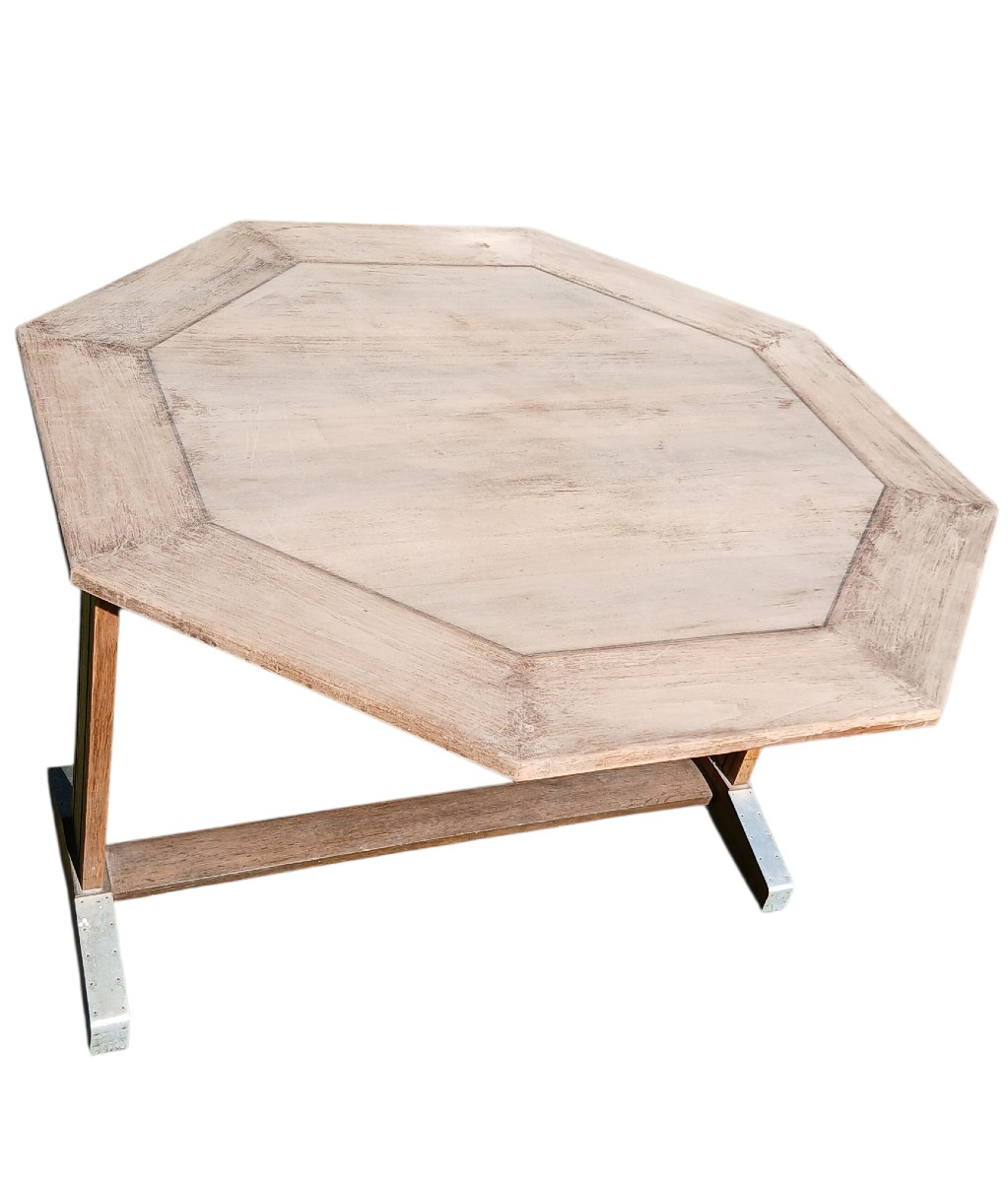 Table octogonale, XXème 