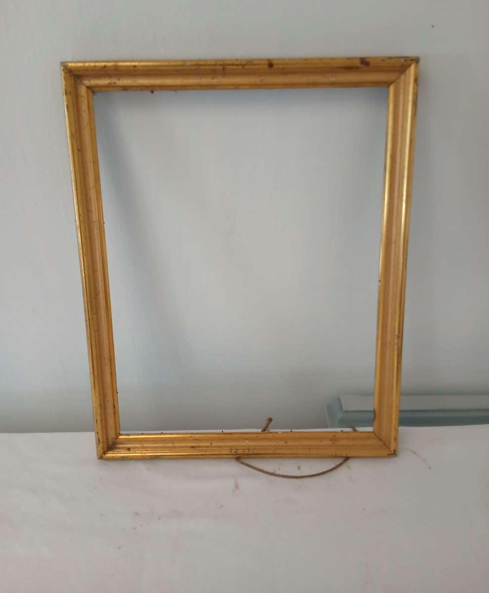 Cadre doré sans verre,  19ème 