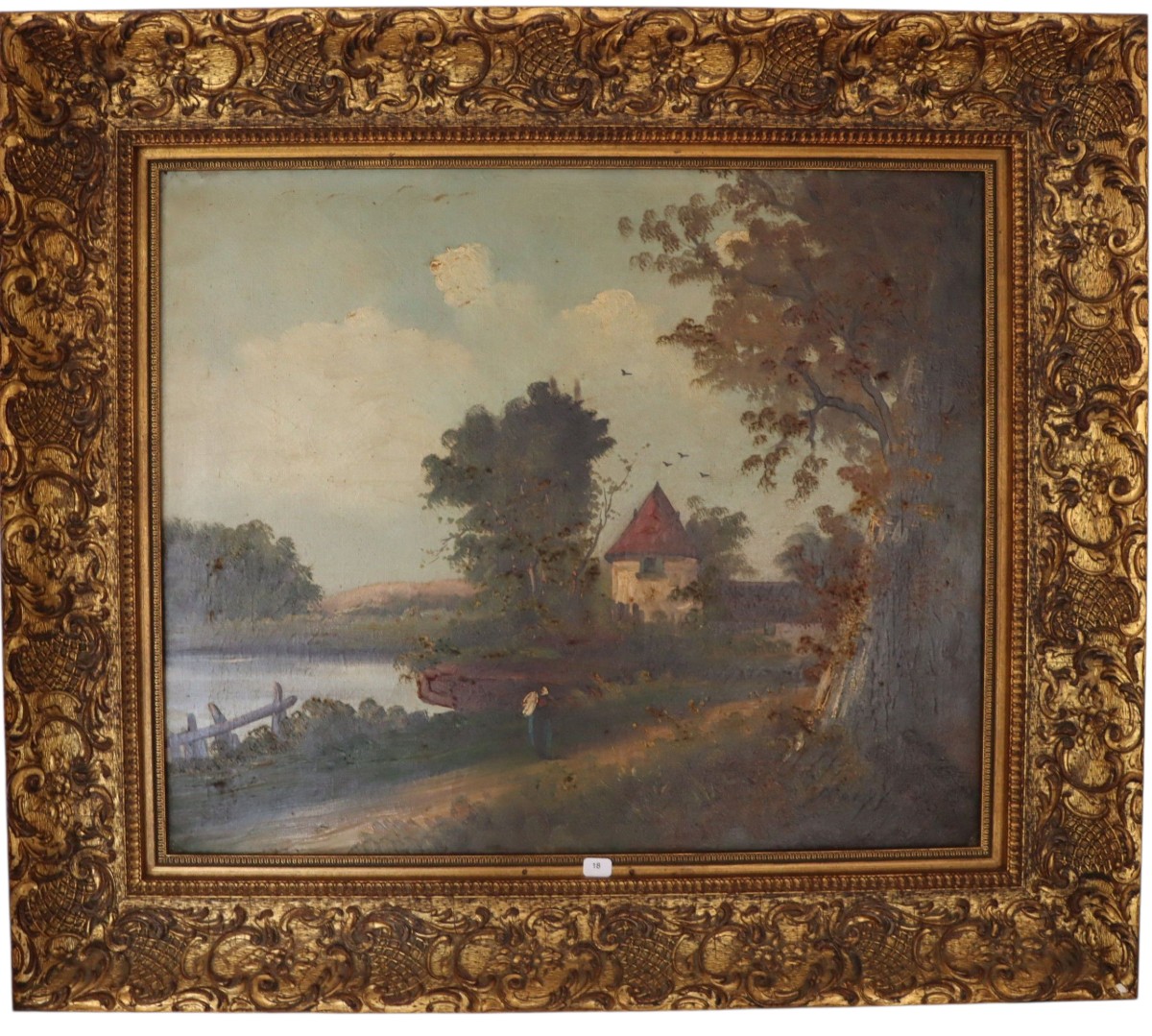 Le chemin au bord de la rivière 