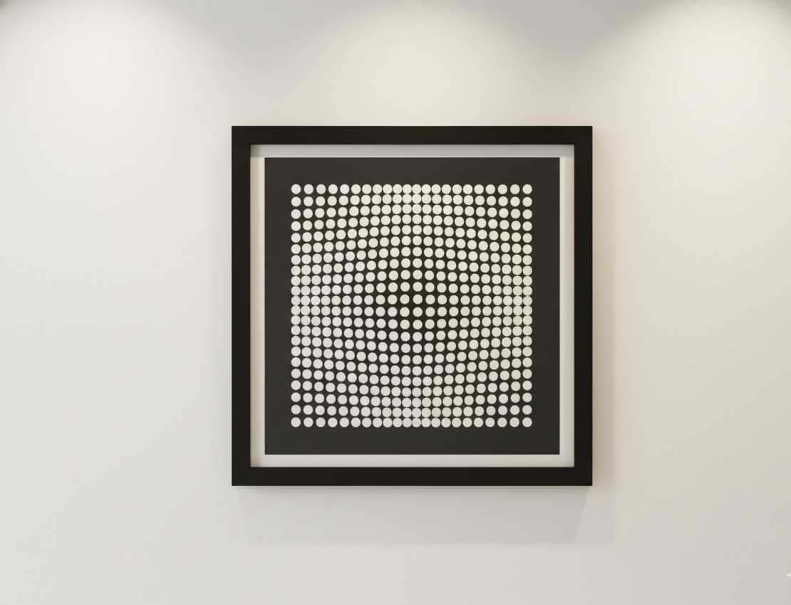 Victor Vasarely-Sérigraphie d'après Cinétique Profonde 