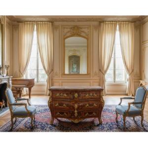 Louis XV Period Tomb Chest Of Drawers, 18th 