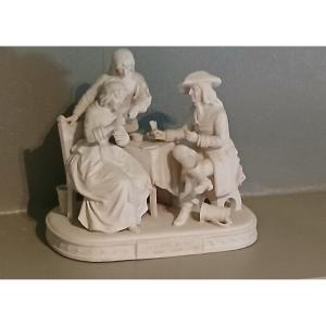 La partie de Jeu d'après Gérard DOW (1613-1675)