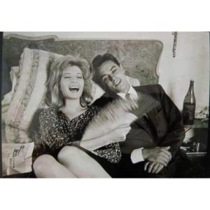 Alain Delon And Monica Vitti By Sergio Strizzi