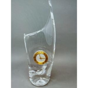 Daum France-pendule cristal 