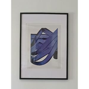 Pierre SOULAGES d'Après Sérigraphie N °18 
