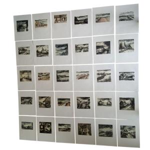 Maurice De Valmink Suite Of 30 Engravings 
