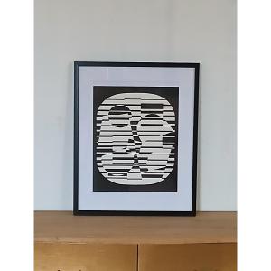 Victor Vasarely d'après ZETA 1955