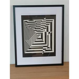 Victor Vasarely d'après  YABLAPOUR II 1955-60