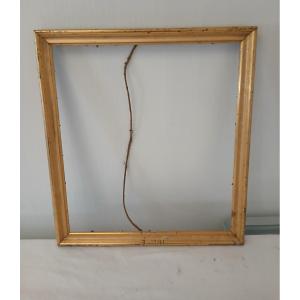 Cadre doré sans verre,  19ème 