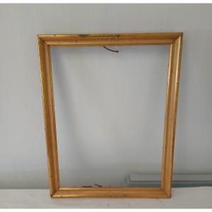 Cadre doré sans verre,  19ème 