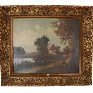 Le chemin au bord de la rivière 