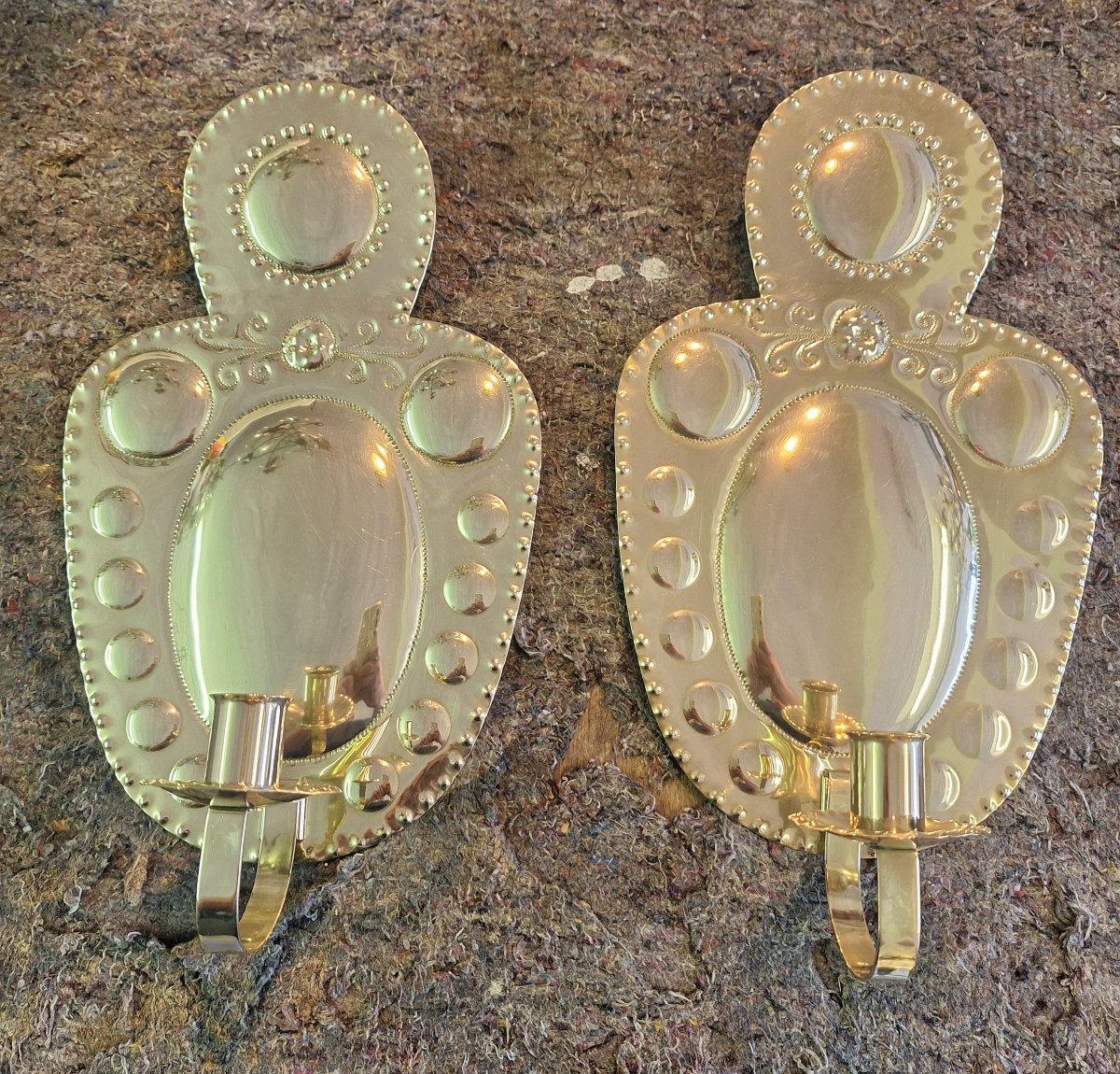 Set Of Swedish Wall Sconces By Axel Edvard Bolling, Circa 1960-photo-1