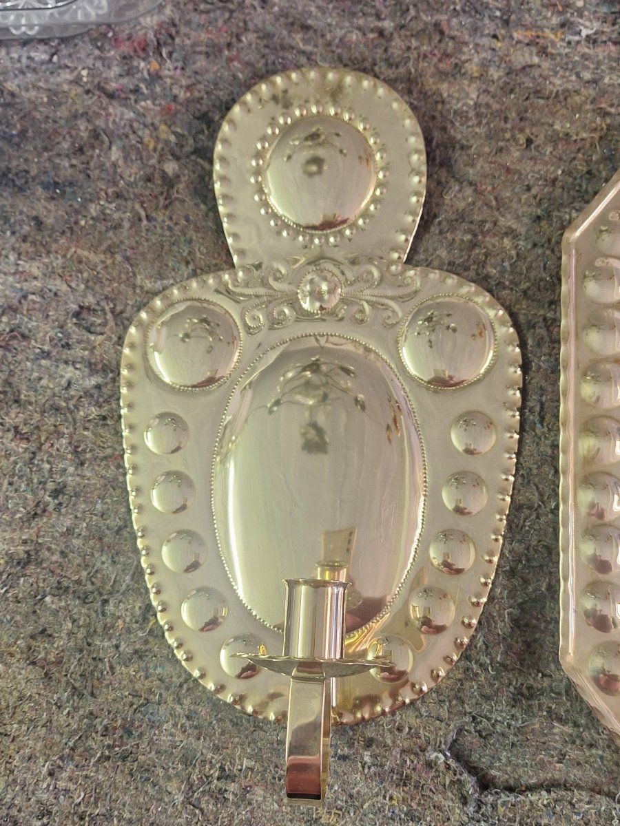 Set Of Swedish Wall Sconces By Axel Edvard Bolling, Circa 1960-photo-3