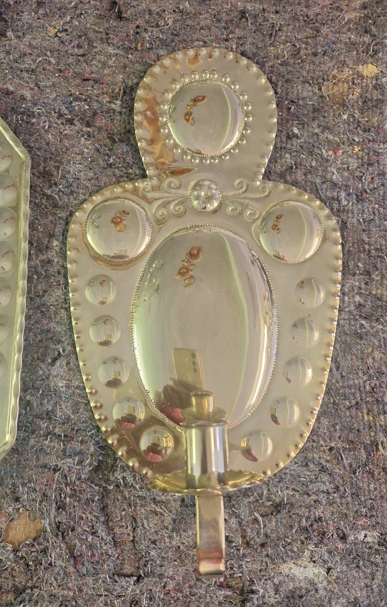 Set Of Swedish Wall Sconces By Axel Edvard Bolling, Circa 1960-photo-5