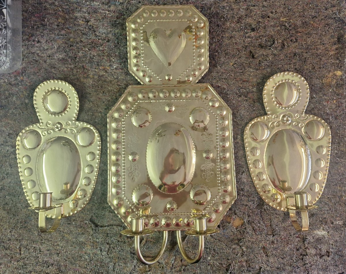 Set Of Swedish Wall Sconces By Axel Edvard Bolling, Circa 1960-photo-7