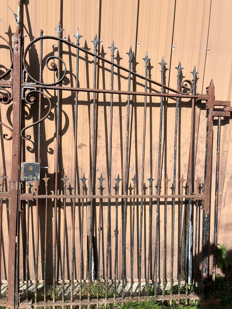 Antique Wrought Iron Gate-photo-2