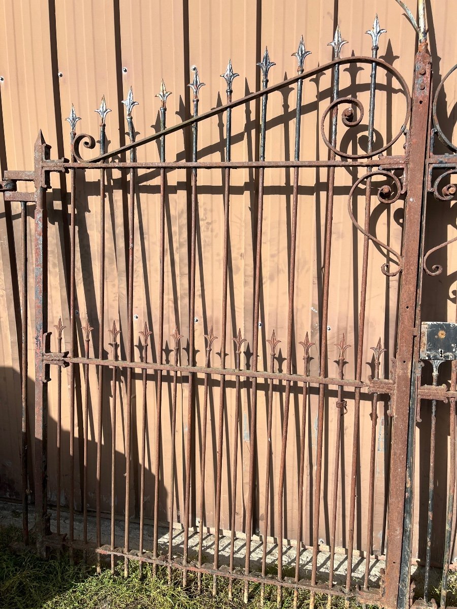 Antique Wrought Iron Gate-photo-3