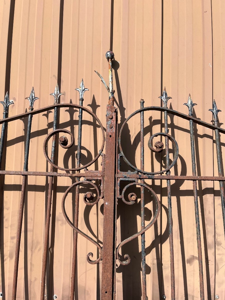 Antique Wrought Iron Gate-photo-4