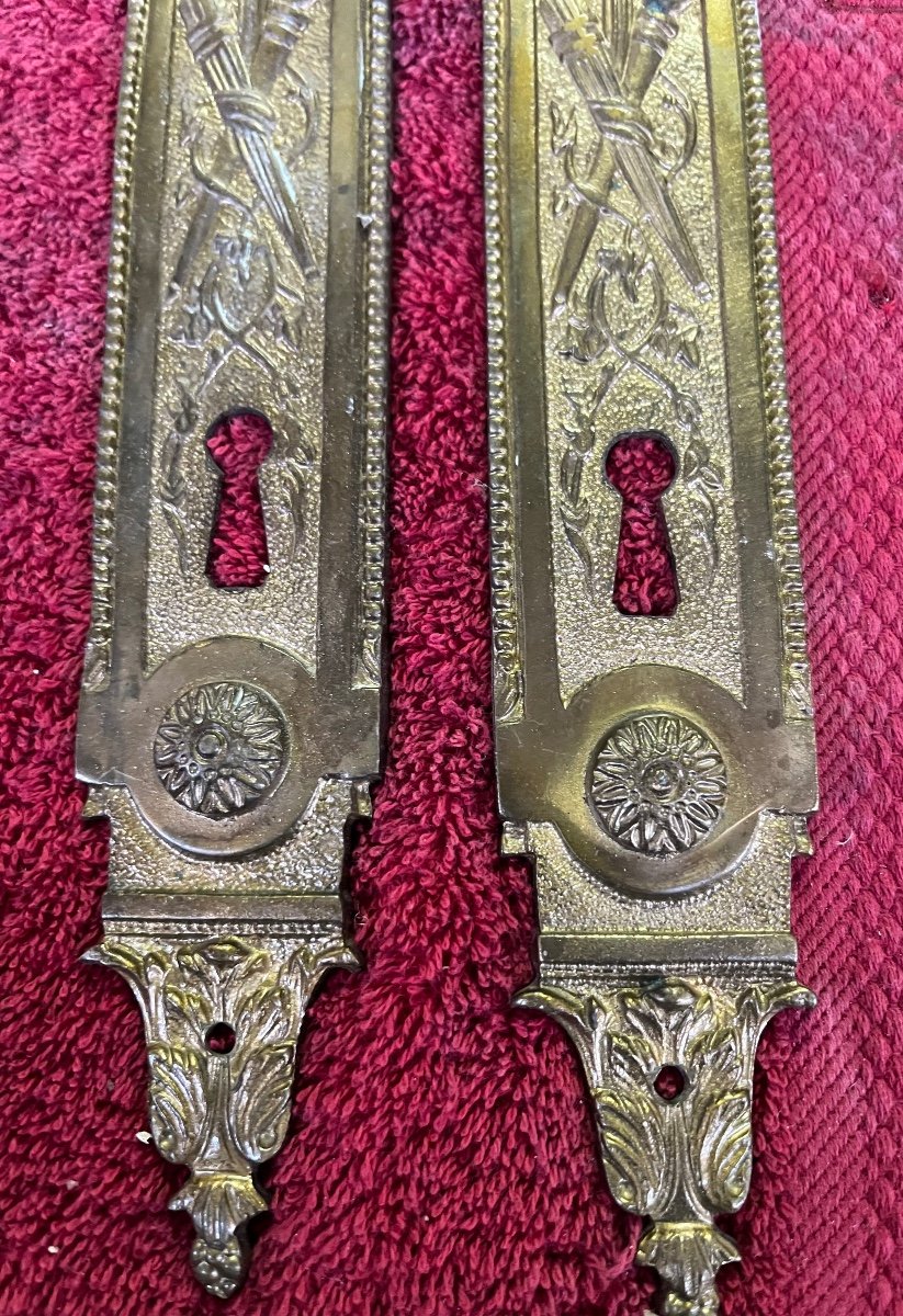 Bronze Handles And Cover Plates-photo-4