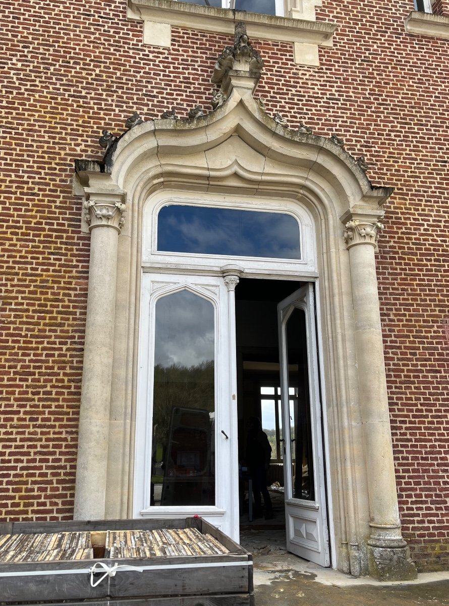 Gothic Stone Entrance Door 