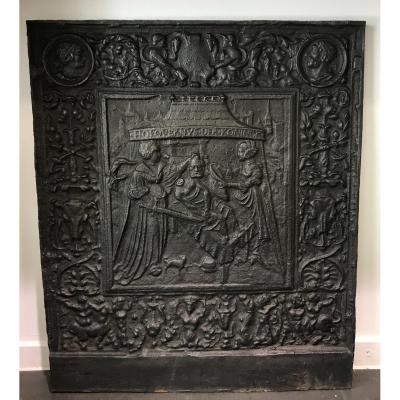 Large Fireplace Plate