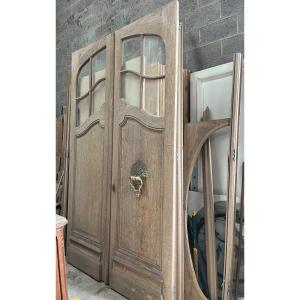 Louis XV Oak Entrance Door