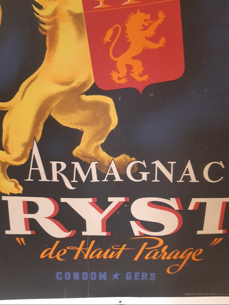 Affiche Publicitaire Armagnac RYST -photo-3